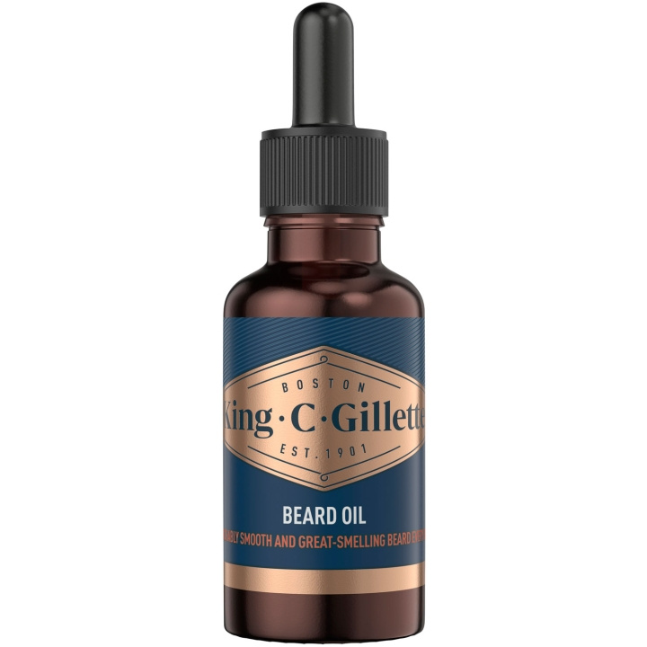 King C. Gillette Beard Oil 30ml in the group BEAUTY & HEALTH / Hair & Styling / Beard care / Beard oil at TP E-commerce Nordic AB (D20990)