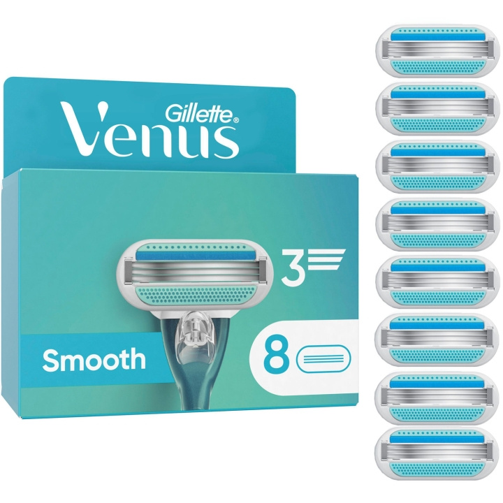 Gillette Rakblad Smooth 8st in the group BEAUTY & HEALTH / Hair & Styling / Shaving & Trimming / Razors & Accessories at TP E-commerce Nordic AB (D21004)