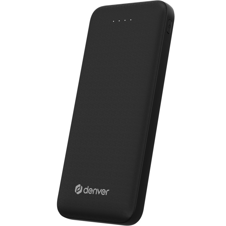Denver PowerBank 10.000 mAh 10W Svart in the group SMARTPHONE & TABLETS / Chargers & Cables / Powerbanks at TP E-commerce Nordic AB (D21011)