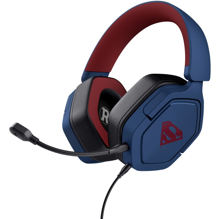 Trust GXT 492SM Carus Gamingheadset Superman in the group COMPUTERS & PERIPHERALS / GAMING / Headset at TP E-commerce Nordic AB (D21037)