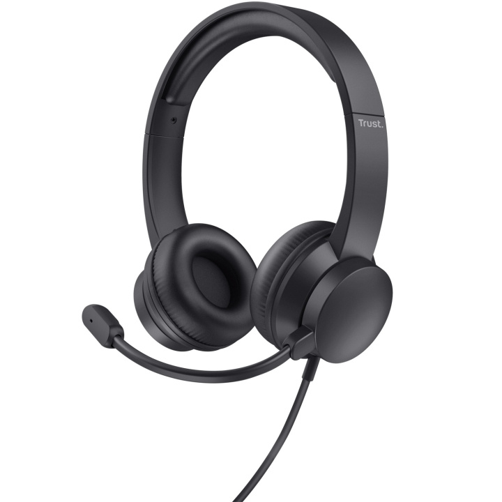 Trust Ayda PC-headset 3,5mm Svart in the group COMPUTERS & PERIPHERALS / Computer accessories / Headset at TP E-commerce Nordic AB (D21066)