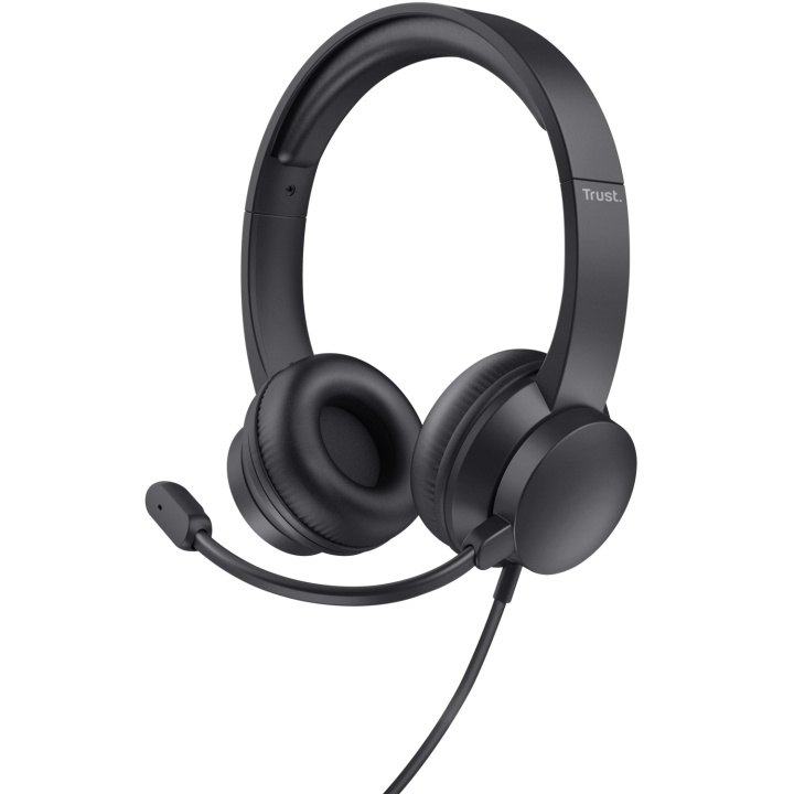 Trust Ayda PC-headset USB Svart in the group COMPUTERS & PERIPHERALS / Computer accessories / Headset at TP E-commerce Nordic AB (D21067)