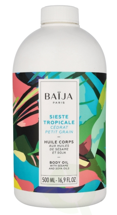Baija Paris Baija Sieste Tropicale Body Oil Citron Petit Grain 500 ml in the group BEAUTY & HEALTH / Skin care / Body health / Body oil at TP E-commerce Nordic AB (D21083)