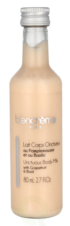Blancreme Unctuous Body Milk 80 ml Grapefruit & Basil in the group BEAUTY & HEALTH / Skin care / Body health / Body lotion at TP E-commerce Nordic AB (D21107)