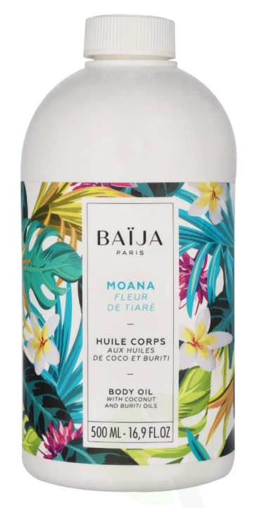 Baija Paris Baija Moana Body Oil Tiara Flower 500 ml in the group BEAUTY & HEALTH / Skin care / Body health / Body oil at TP E-commerce Nordic AB (D21117)