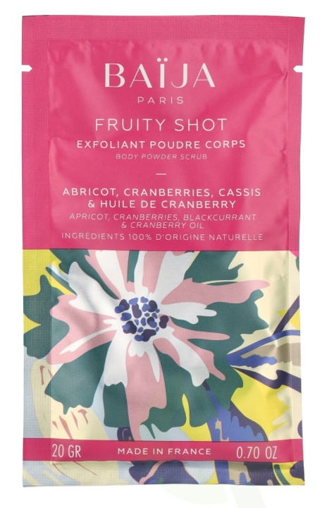 Baija Paris Baija Body Powder Scrub Fruit Shot 20 g in the group BEAUTY & HEALTH / Skin care / Face / Scrub / Peeling at TP E-commerce Nordic AB (D21120)