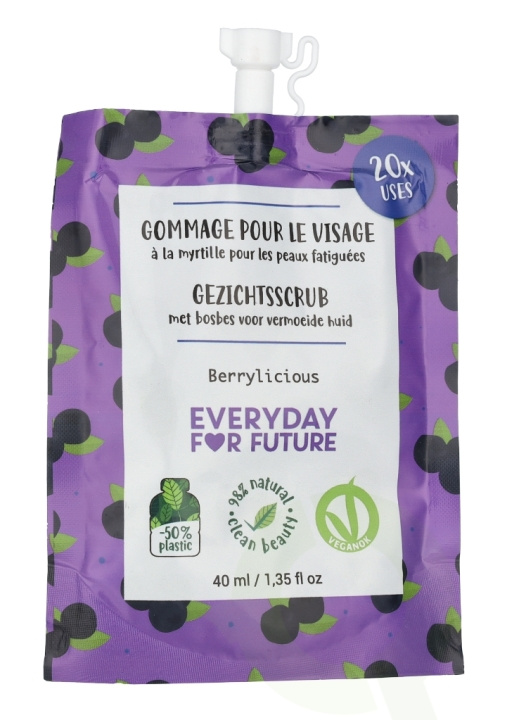 Everyday For Future Face Scrub 40 ml 20 Uses - Berrylicious in the group BEAUTY & HEALTH / Skin care / Body health / Body lotion at TP E-commerce Nordic AB (D21154)