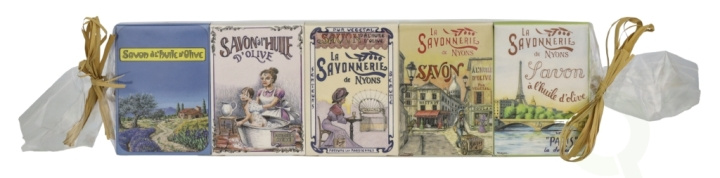 La Savonnerie De Nyons Soap Bar Set 5 Pcs - Paris 1.25 g 5x25gr in the group BEAUTY & HEALTH / Skin care / Body health / Scented soaps at TP E-commerce Nordic AB (D21178)