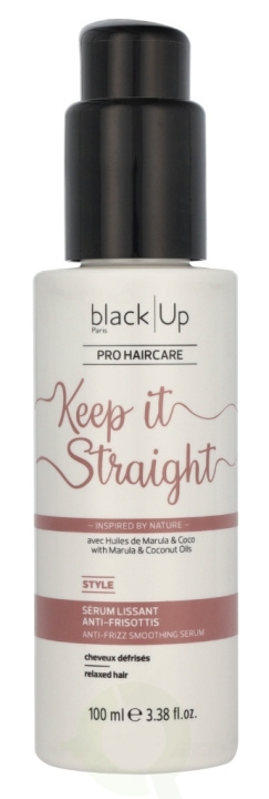 Black Up Keep It Straight Anti Frizz Smoothing Serum 100 ml in the group BEAUTY & HEALTH / Hair & Styling / Hair care / Hair serum at TP E-commerce Nordic AB (D21192)