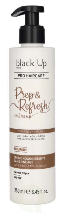 Black Up Prep & Refresh Coil Me Up Nourishing Leave-In Cream 250 ml in the group BEAUTY & HEALTH / Hair & Styling / Hair care / Conditioner spray/Leave-in at TP E-commerce Nordic AB (D21206)
