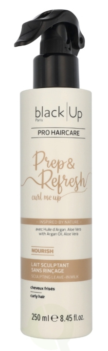 Black Up Prep & Refresh Curl Me Up Sculpting Leave-In Milk 250 ml in the group BEAUTY & HEALTH / Hair & Styling / Hair care / Conditioner spray/Leave-in at TP E-commerce Nordic AB (D21207)