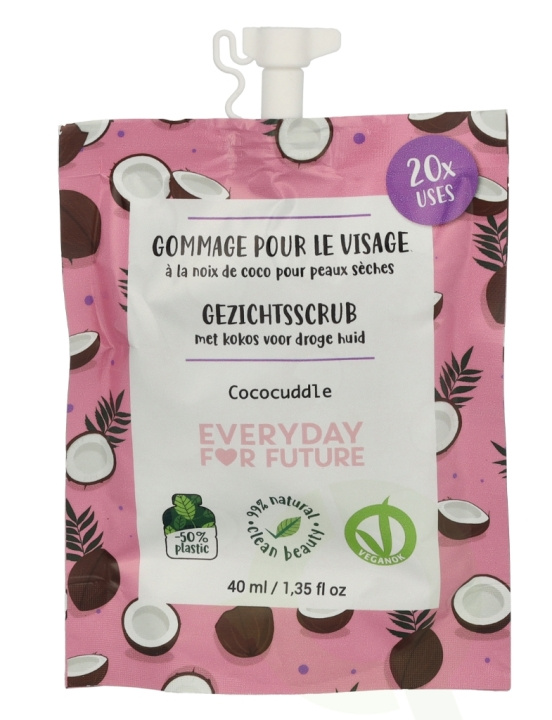 Everyday For Future Face Scrub 40 ml 20 Uses - Cococuddle in the group BEAUTY & HEALTH / Skin care / Face / Day cream at TP E-commerce Nordic AB (D21217)