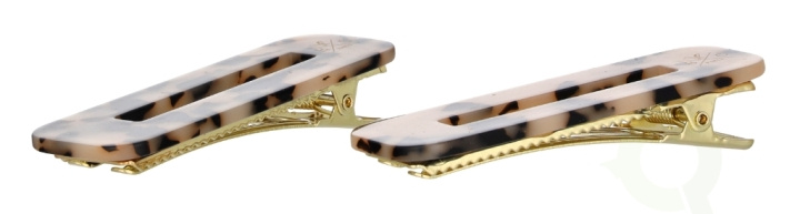 Bachca Paris Hair Slides Ecaille 2 piece 2 Pcs in the group BEAUTY & HEALTH / Hair & Styling / Hair accessories at TP E-commerce Nordic AB (D21221)