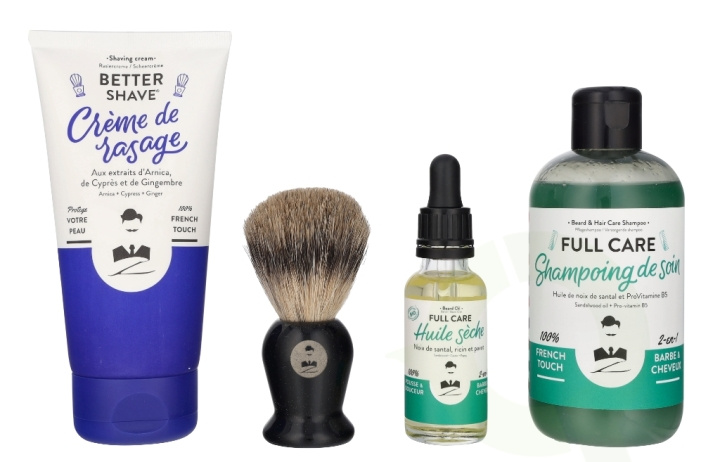Monsieur Barbier Santa Barbier Shaving & Beard Set 455 ml Better Shave 175ml/Oil 30ml/Shampoo 250ml/Shaving Brush in the group BEAUTY & HEALTH / Hair & Styling / Beard care / Beard balm at TP E-commerce Nordic AB (D21222)