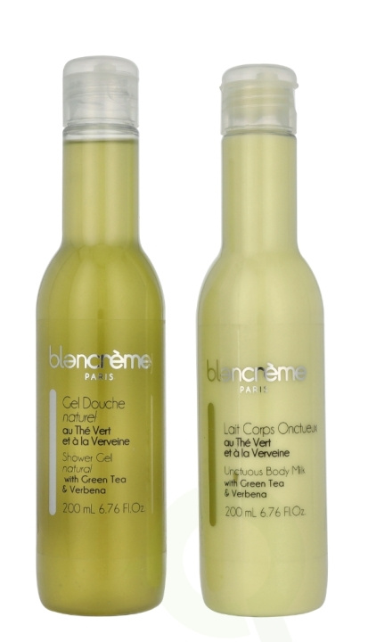 Blancreme Shower Gel + Creamy Body Milk Duo 400 ml 2x200 ml Green Tea & Verbena in the group BEAUTY & HEALTH / Gift sets / Gift sets for her at TP E-commerce Nordic AB (D21258)