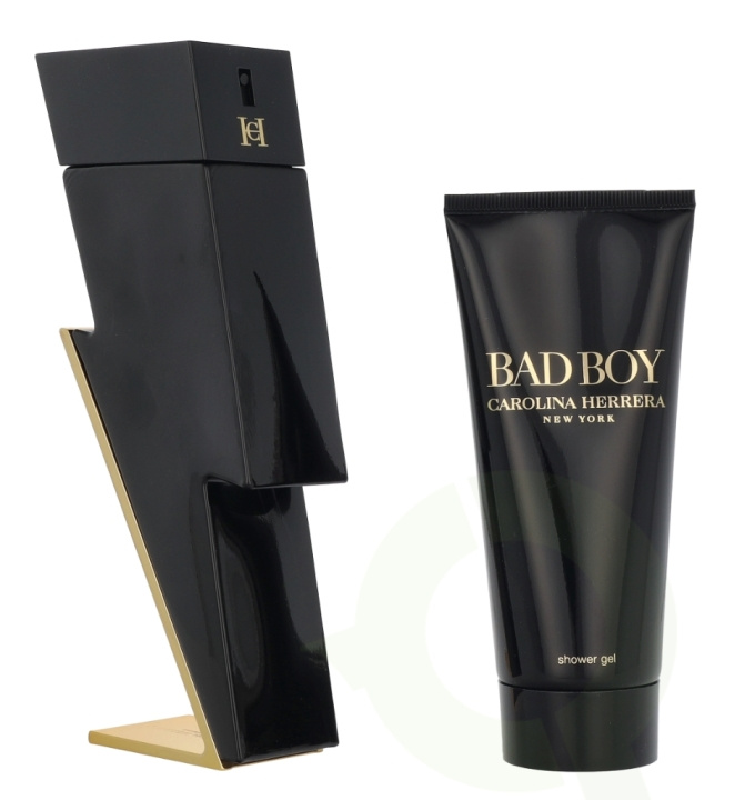 Carolina Herrera Bad Boy Giftset 200 ml Edt Spray 100 ml/Shower Gel 100ml in the group BEAUTY & HEALTH / Gift sets / Gift sets for him at TP E-commerce Nordic AB (D21276)