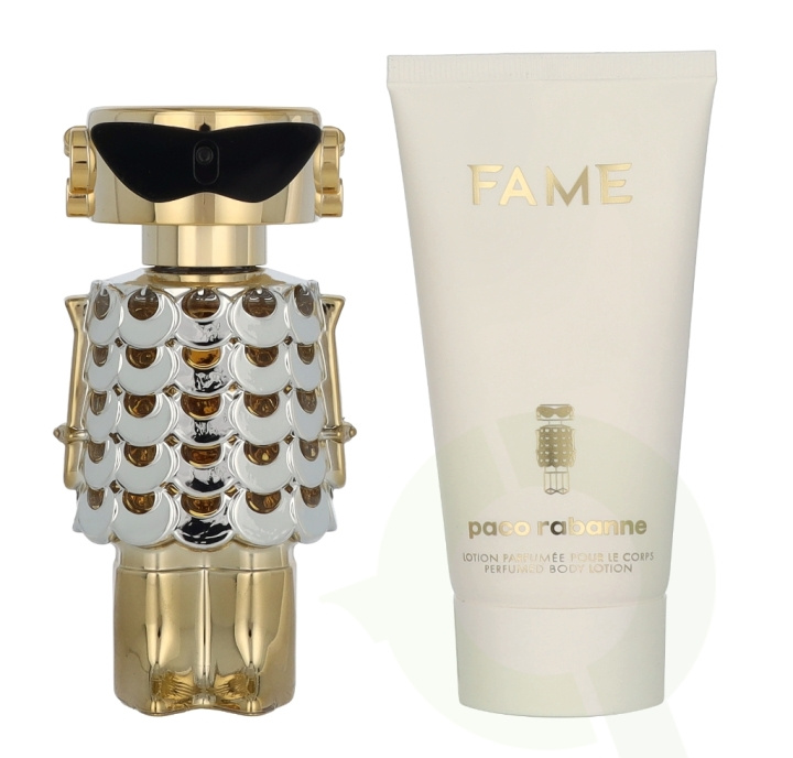 Paco Rabanne Fame Giftset 125 ml Edp Spray 50 ml/Body Lotion 75 ml in the group BEAUTY & HEALTH / Fragrance & Perfume / Perfumes / Perfume for her at TP E-commerce Nordic AB (D21280)