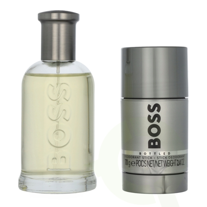 Hugo Boss Bottled Giftset 175 ml Travel Exclusive - Edt Spray 100ml/Deo Stick 75ml in the group BEAUTY & HEALTH / Fragrance & Perfume / Perfumes / Perfume for him at TP E-commerce Nordic AB (D21287)