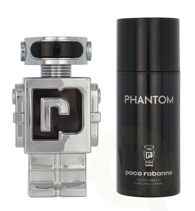 Paco Rabanne Phantom Giftset 250 ml Edt Spray 100 ml / Deodorant Spray 150 ml in the group BEAUTY & HEALTH / Fragrance & Perfume / Perfumes / Perfume for him at TP E-commerce Nordic AB (D21329)