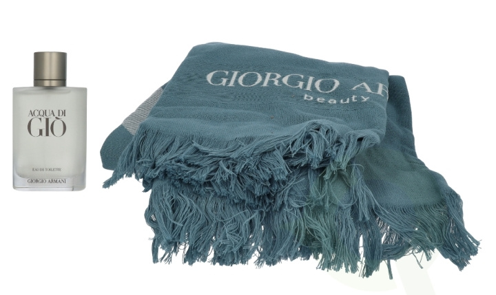 Armani Acqua Di Gio Giftset 100 ml Edt Spray 100ml/Towel in the group BEAUTY & HEALTH / Gift sets / Gift sets for him at TP E-commerce Nordic AB (D21343)