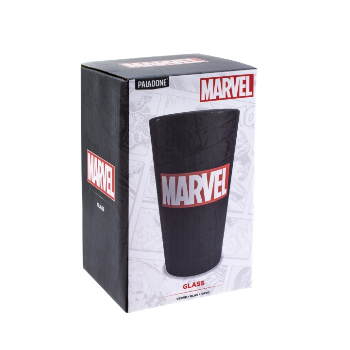 Marvel Logo Glass in the group Sport, leisure & Hobby / Fun stuff / Cups at TP E-commerce Nordic AB (D21406)