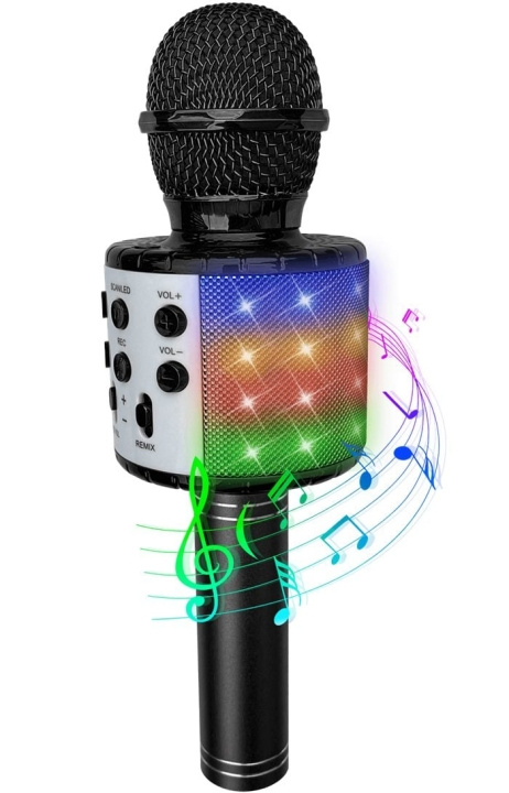 Party Fun Lights Karaoke microphone with speaker - (605600) in the group HOME ELECTRONICS / Audio & Picture / Speakers & accessories / Bluetooth Speakers at TP E-commerce Nordic AB (D21432)