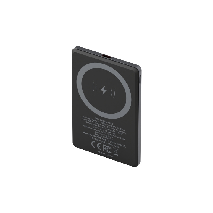 dbramante1928 Re-charge - Power Bank 5K Magsafe - Grey in the group SMARTPHONE & TABLETS / Chargers & Cables / Powerbanks at TP E-commerce Nordic AB (D21477)