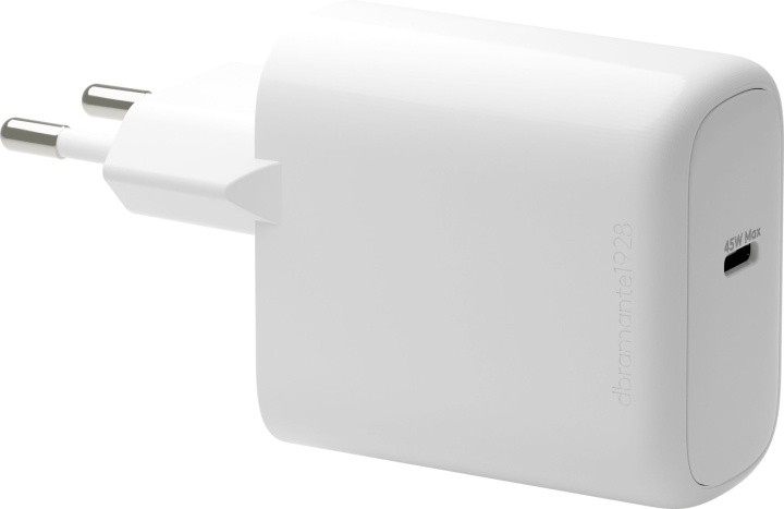 dbramante1928 Re-charge - EU Wall Charger - USB-C 45W - White in the group SMARTPHONE & TABLETS / Chargers & Cables / Wall charger / Wall charger USB-C at TP E-commerce Nordic AB (D21492)