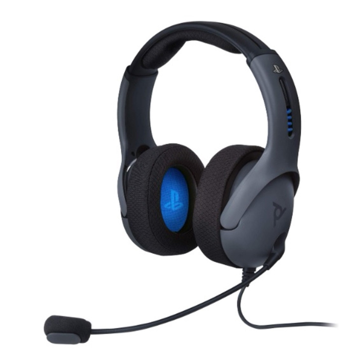 PDP Gaming Playstation 4 Wired Headset LVL50 Grey in the group COMPUTERS & PERIPHERALS / GAMING / Headset at TP E-commerce Nordic AB (D21521)