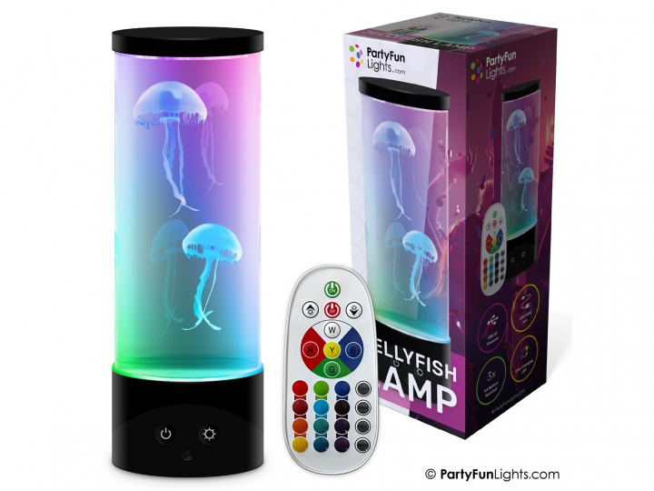 Party Fun Lights Jellyfish Lamp with Remote Control - H: 30 cm (605403) in the group Sport, leisure & Hobby / Fun stuff / Fun stuff at TP E-commerce Nordic AB (D21557)