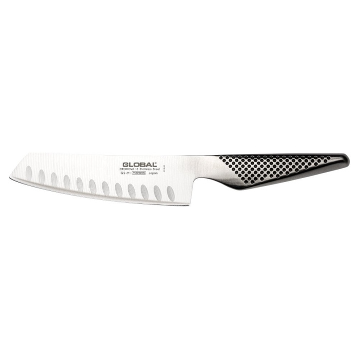 GLOBAL GS-91 Fluted Vegetable Knife 14cm in the group HOME, HOUSEHOLD & GARDEN / Kitchen utensils / Kitchen knives & Knife sharpeners at TP E-commerce Nordic AB (D21569)