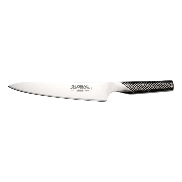 GLOBAL G-3 Carving Knife 21cm in the group HOME, HOUSEHOLD & GARDEN / Kitchen utensils / Kitchen knives & Knife sharpeners at TP E-commerce Nordic AB (D21572)