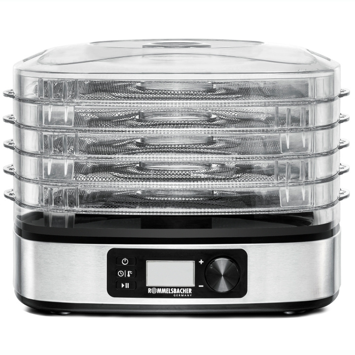 Rommelsbacher Frukt & Svamptork DA 350 350W LCD Timer 5rack in the group HOME, HOUSEHOLD & GARDEN / Kitchen utensils / Other kitchen tools at TP E-commerce Nordic AB (D21588)