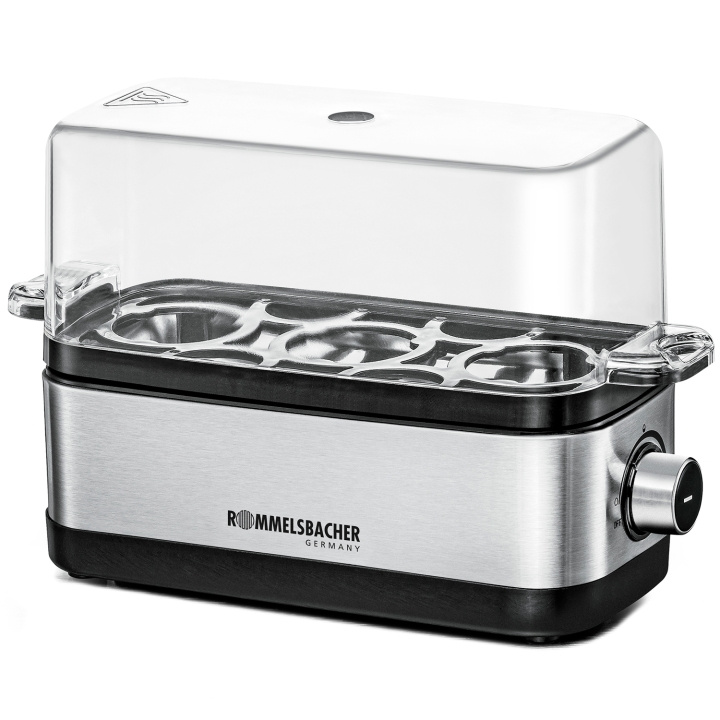 Rommelsbacher Äggkokare 3 ägg ER 300 Rostfritt stål in the group HOME, HOUSEHOLD & GARDEN / Household appliances / Rice & Egg cooker at TP E-commerce Nordic AB (D21590)