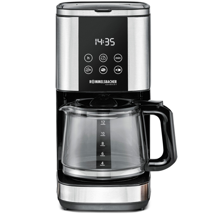 Rommelsbacher Kaffebryggare med timer Rostfritt FKM 1000 1,5l 1000W in the group HOME, HOUSEHOLD & GARDEN / Household appliances / Coffee makers and accessories / Drip coffee makers at TP E-commerce Nordic AB (D21593)