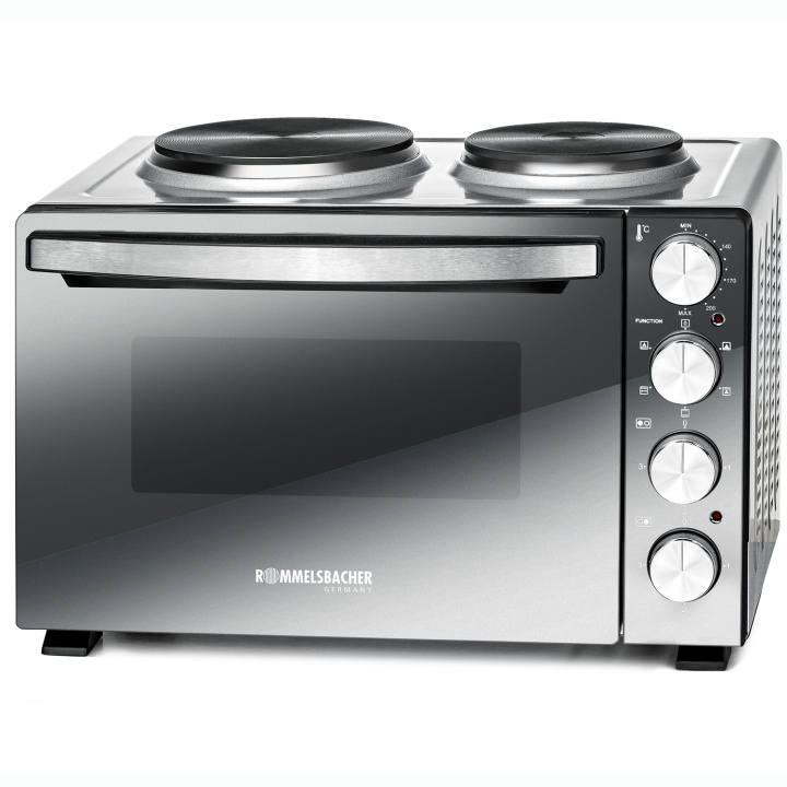 Rommelsbacher Bänkspis med plattor KM 3300 30L Spegelglas 3250W in the group HOME, HOUSEHOLD & GARDEN / Household appliances / Cooktops and Hot plates at TP E-commerce Nordic AB (D21594)