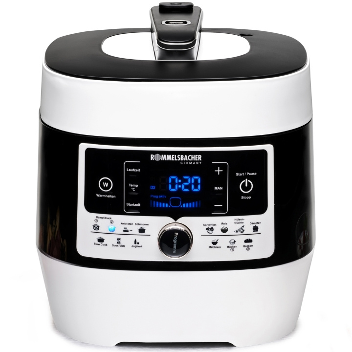 Rommelsbacher Multikokare/tryckkokare MD 1000 14 Program 1000W in the group HOME, HOUSEHOLD & GARDEN / Household appliances / Food processor & Kitchen appliances / Food processors at TP E-commerce Nordic AB (D21595)