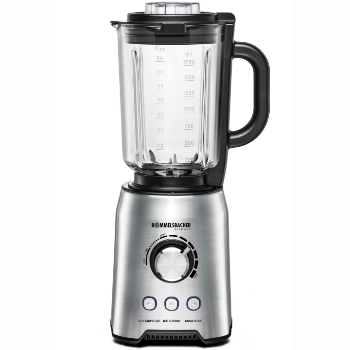 Rommelsbacher Blender MX 1250 Glaskanna 1,75l 1200W 22000RPM in the group HOME, HOUSEHOLD & GARDEN / Household appliances / Food processor & Kitchen appliances / Mixer & Blenders at TP E-commerce Nordic AB (D21597)