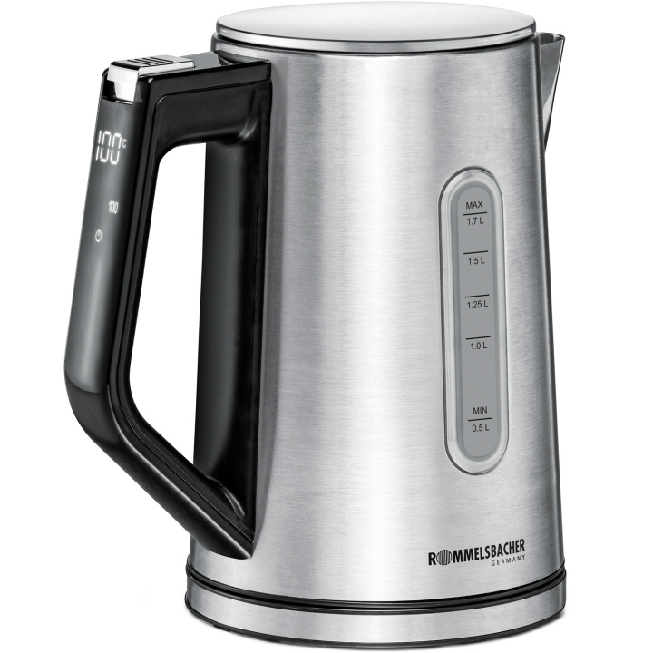 Rommelsbacher Vattenkokare Rostfri WK 3000 Sunny 3000W Temp Inställningar in the group HOME, HOUSEHOLD & GARDEN / Household appliances / Water & Juice / Kettles at TP E-commerce Nordic AB (D21604)