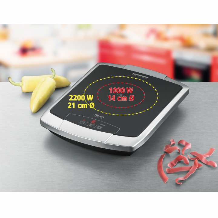 Rommelsbacher Kokplatta Highlight CT 2203/TC Touch Controll dubbla Zoner in the group HOME, HOUSEHOLD & GARDEN / Household appliances / Cooktops and Hot plates at TP E-commerce Nordic AB (D21611)