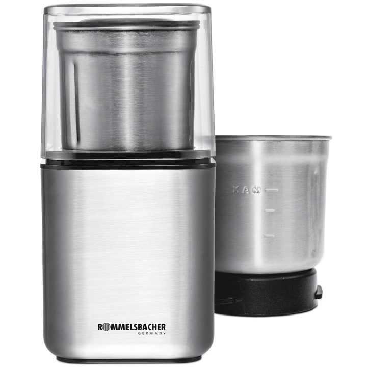 Rommelsbacher Krydd&Kaffekvarn EGK 200 inkl 2st behållare in the group HOME, HOUSEHOLD & GARDEN / Household appliances / Coffee makers and accessories / Coffee grinders at TP E-commerce Nordic AB (D21614)