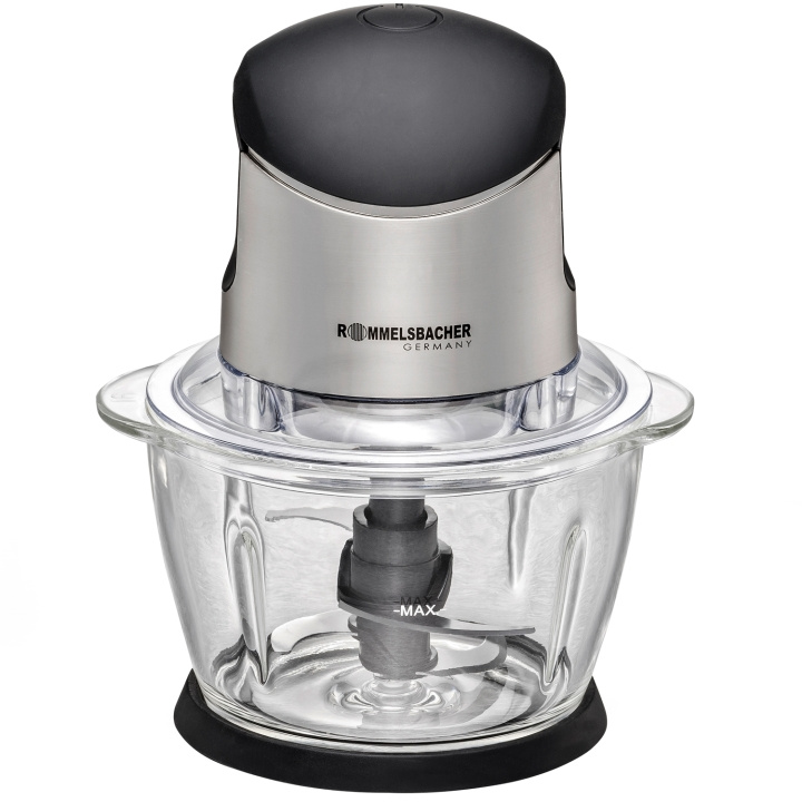 Rommelsbacher Minihackare 1,0l MZ 400 Glasskål 400W stark motor in the group HOME, HOUSEHOLD & GARDEN / Household appliances / Food processor & Kitchen appliances / Mixer & Blenders at TP E-commerce Nordic AB (D21619)