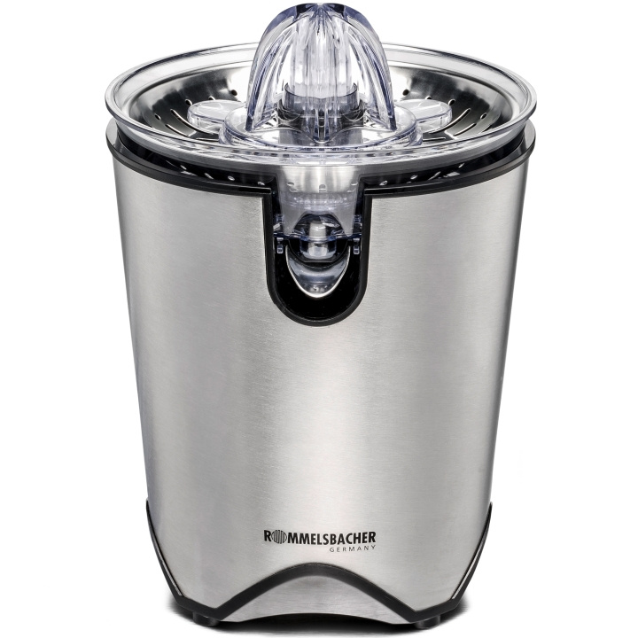 Rommelsbacher Citruspress ZP 60/E Rostfritt stål Powerful Low Noise in the group HOME, HOUSEHOLD & GARDEN / Household appliances / Water & Juice / Juice presses at TP E-commerce Nordic AB (D21623)