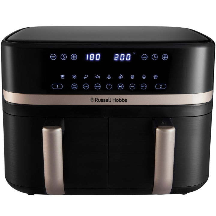 Russell Hobbs Airfryer 27680-56/RH Satisfry Dual Basket Air Fry in the group HOME, HOUSEHOLD & GARDEN / Household appliances / Airfryers & Fryers at TP E-commerce Nordic AB (D21630)