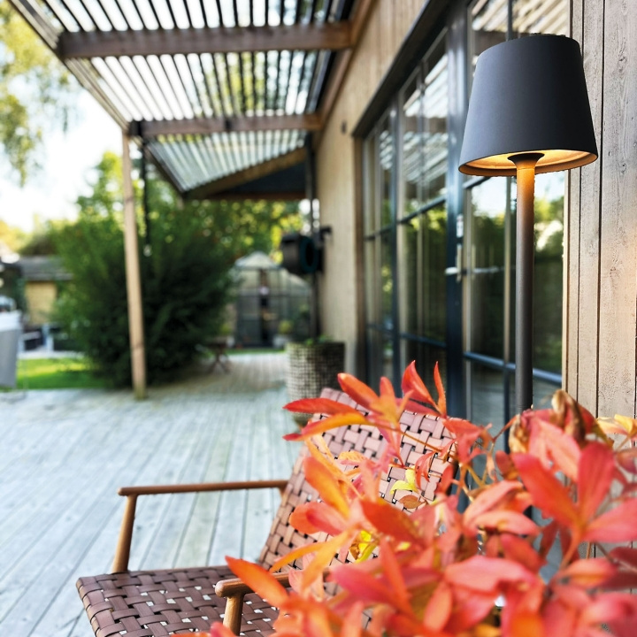 LightsOn Sofy Golvlampa Dimbar 8W 870lm Grå in the group HOME, HOUSEHOLD & GARDEN / Electricity & Lighting / Outdoor lighting at TP E-commerce Nordic AB (D21646)