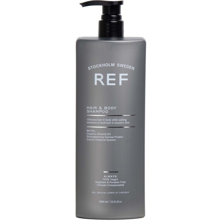 Ref Hair & Body Shampoo 1000ml in the group BEAUTY & HEALTH / Hair & Styling / Hair care / Schampoo at TP E-commerce Nordic AB (D21678)