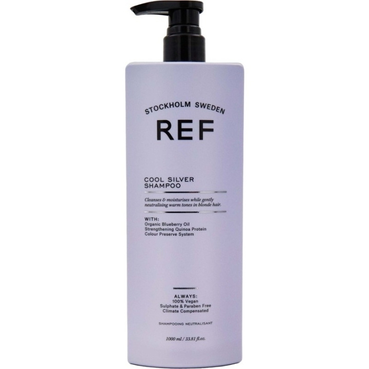 Ref Cool Silver Shampoo 1000ml in the group BEAUTY & HEALTH / Hair & Styling / Hair care / Schampoo at TP E-commerce Nordic AB (D21681)