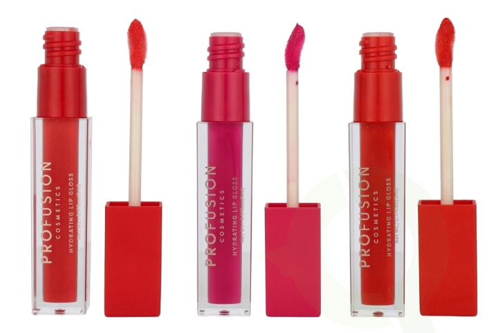 Profusion Cosmetics Lip Gloss Trio Set 15 ml Brights in the group BEAUTY & HEALTH / Makeup / Lips / Lipp gloss at TP E-commerce Nordic AB (D21694)