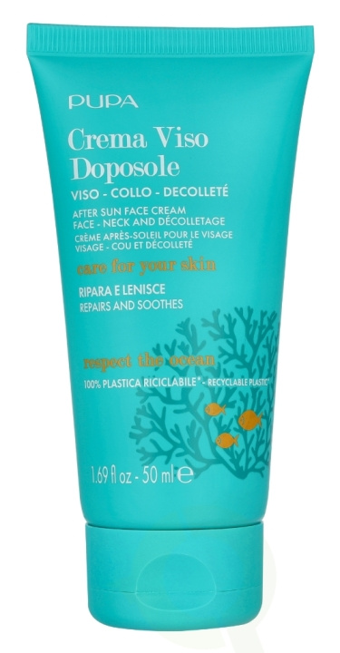 Pupa Milano Pupa After Sun Face Cream 50 ml Respect The Ocean in the group BEAUTY & HEALTH / Skin care / Tanning / Sunscreen at TP E-commerce Nordic AB (D21696)
