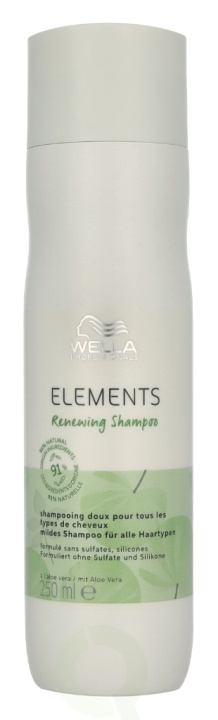 Wella Elements - Renewing Shampoo 250 ml With Aloe Vera in the group BEAUTY & HEALTH / Hair & Styling / Hair care / Schampoo at TP E-commerce Nordic AB (D21727)